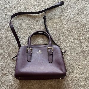 Kate Spade Madison Dark Purple Purse - Never Worn